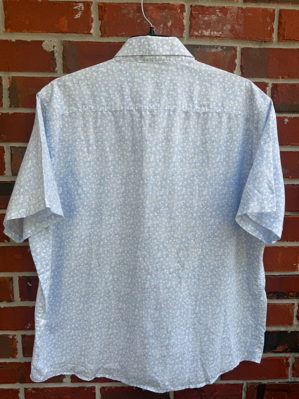 Southern Marsh Men’s XL Linen Blend Spotted Cotton Pattern Button Down Shirt F8 - Picture 2 of 8